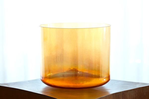 クリスタルトーンズ 6インチA#+4モルダバイトボウル 音階別クリスタル