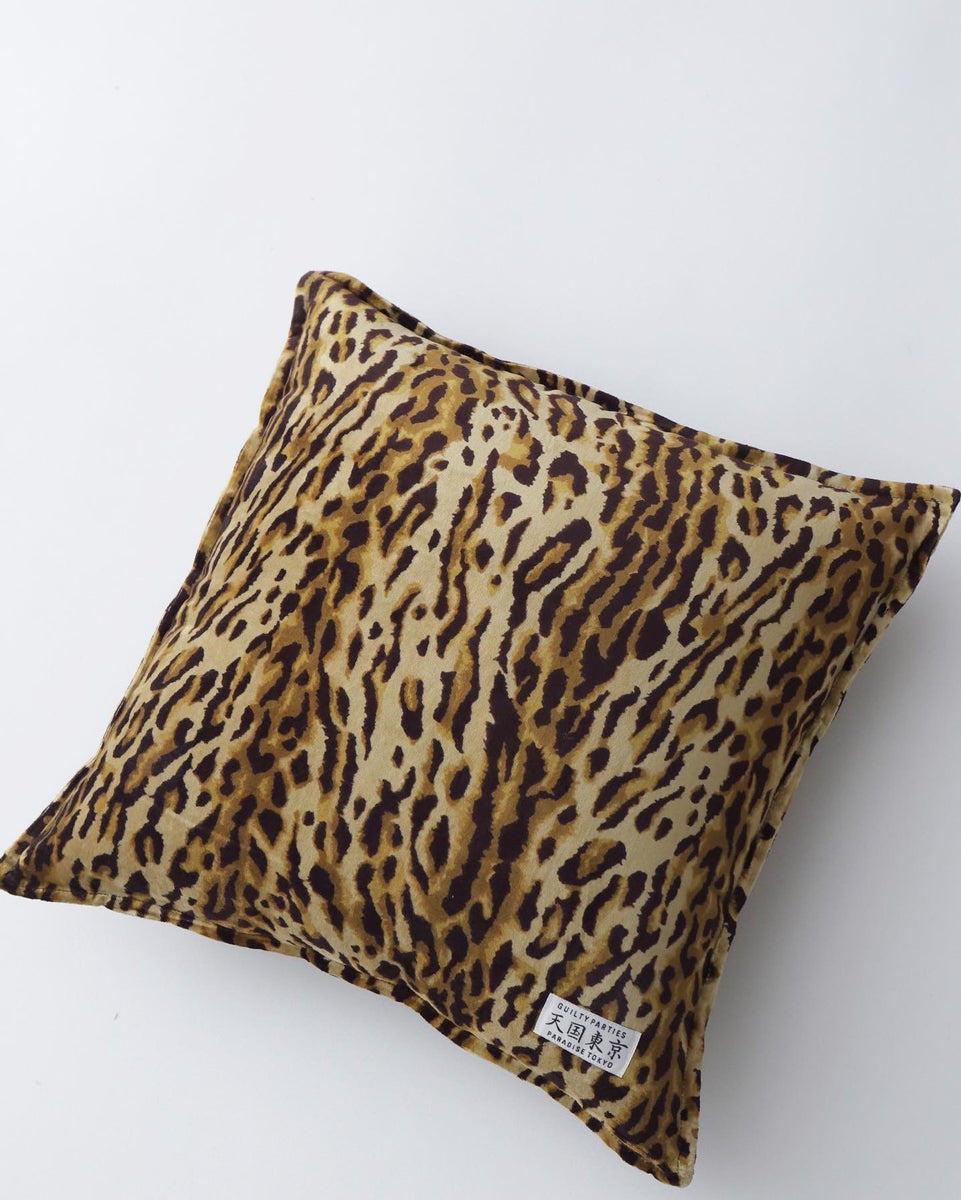 WACKO MARIA LEOPARD VELVET CUSHION – NCNR ONLINE STORE