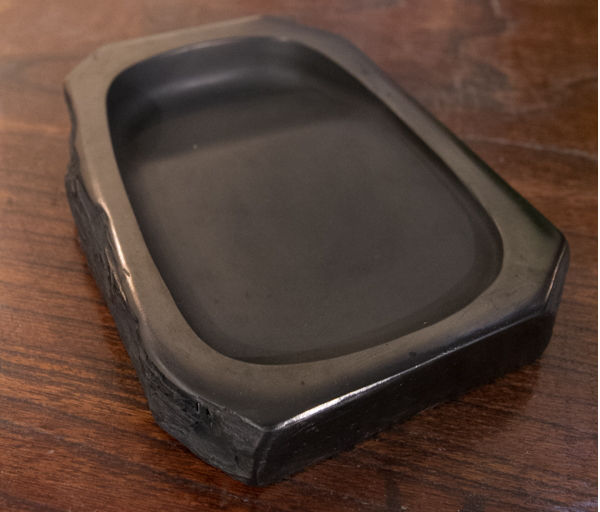 ⭕️猿面研 雄勝硯伝統工芸士 高橋仁夫(岳成匠) 特別な作品 二つ足が