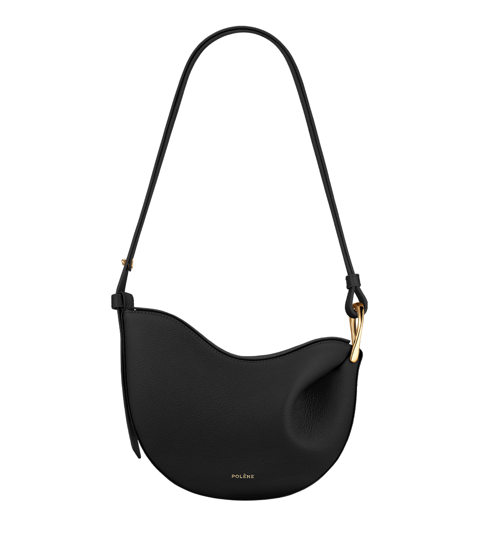 Polène | Bag - Tonca - Textured Black – Polène AU