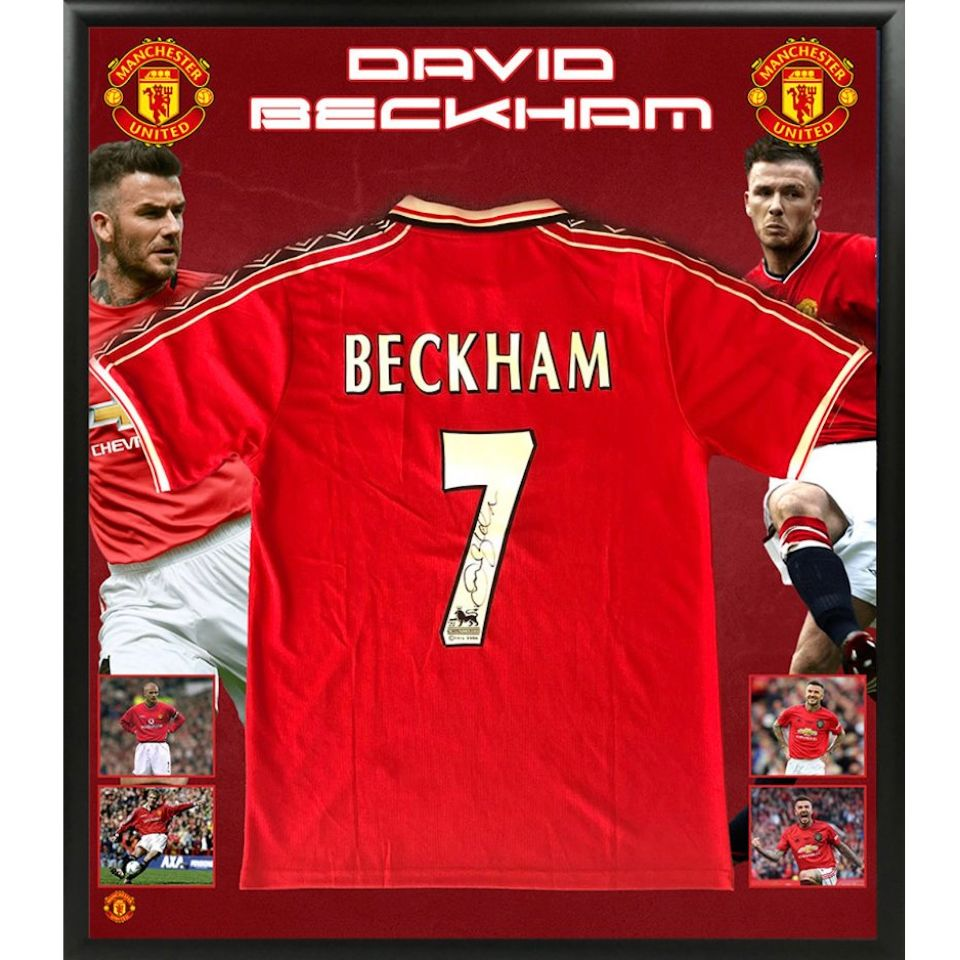 デビット・ベッカム 直筆サイン入りスポーツメモラビリア – AuthentiCo.
