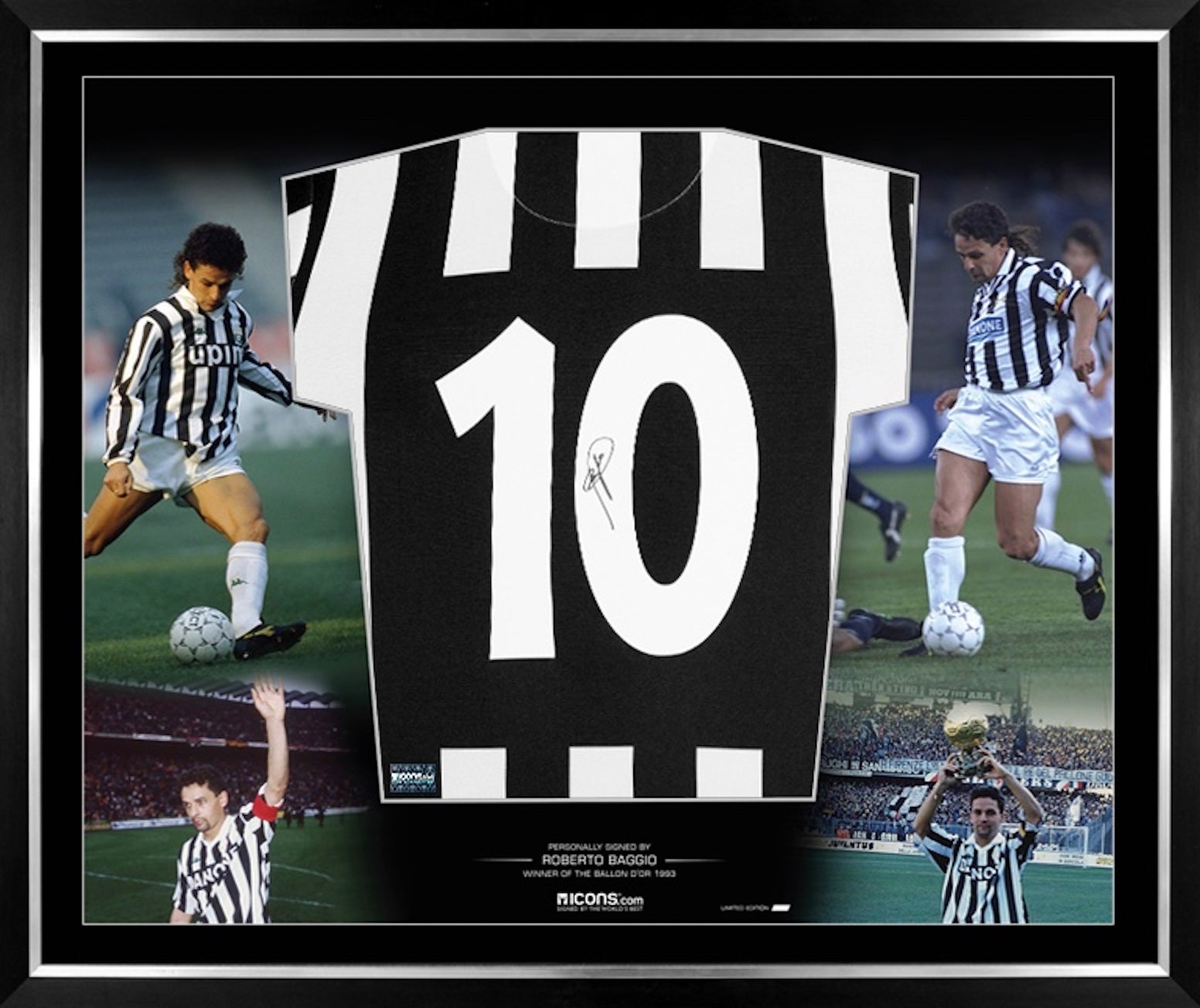 ロベルトバッジョ ユニフォーム ユベントス 新品未使用 直筆サイン入り