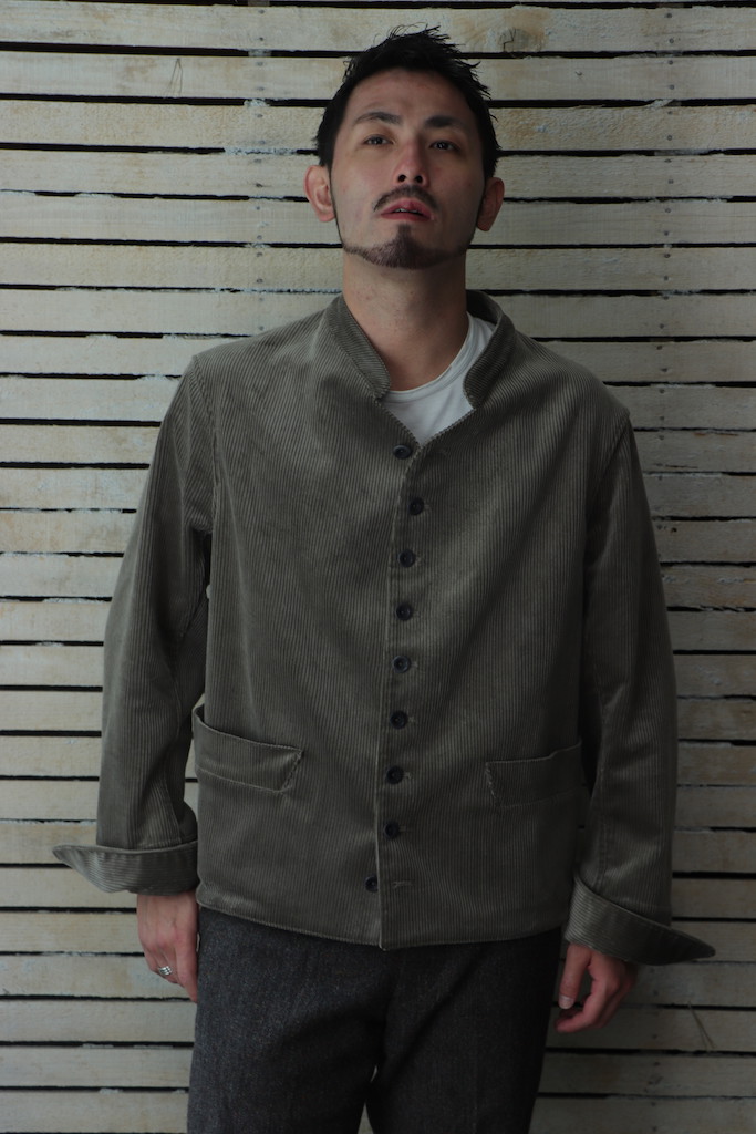 DOLMAN / ENGLISH CORDUROY GREY “SAPPORO SPECIAL”. | ANATOMICA