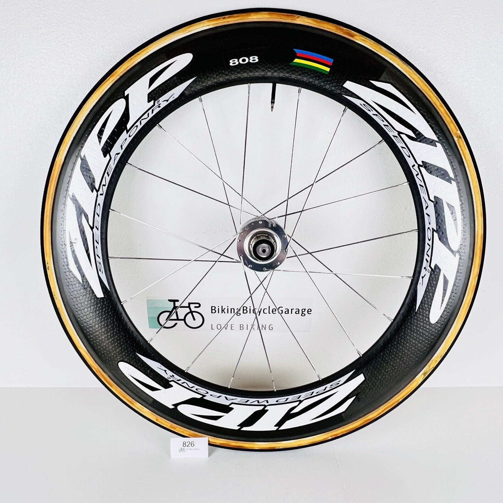 Zipp 808 Speed Weaponry Tubular Aero Rear Wheel Triathlon TT 10