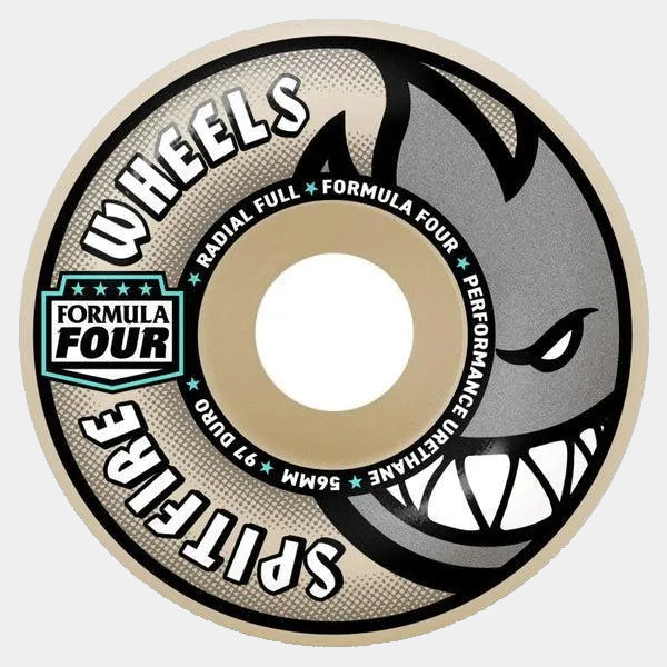Spitfire Formula Four Radial Full Wheels 97du 58mm – Black Sheep