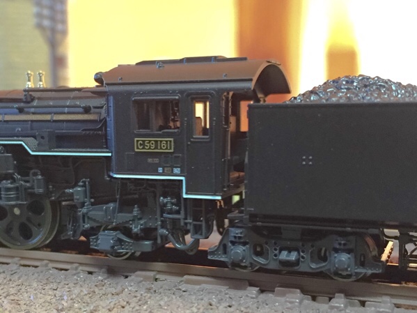 KATO C59 戦後形（呉線）＋10系寝台急行「安芸」 - しなのさかいの駅前広場