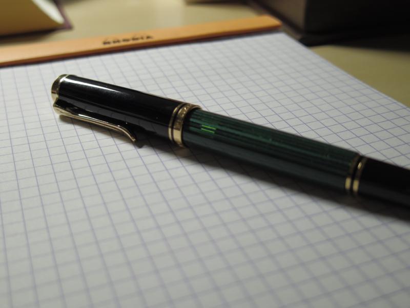 ペリカン スーベレーン M400 EF（極細）緑縞がすごくいい | Lunarian's