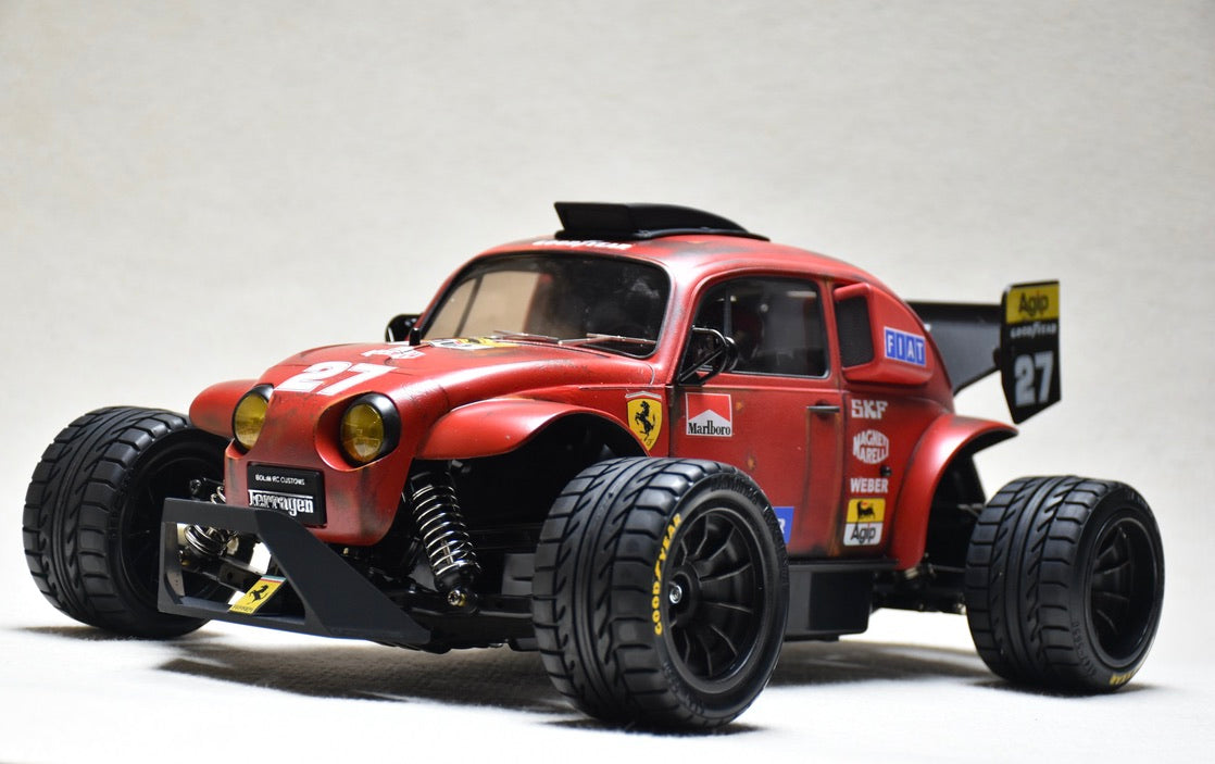 FERRAGEN - Custom-Built Tamiya Blitzer Beetle – Ferrari 643 theme