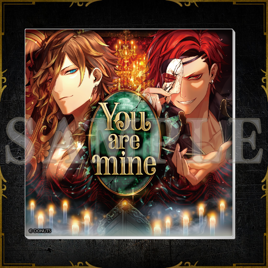 CDジャケット アクリルコースター – ブラックスター -Theater Starless