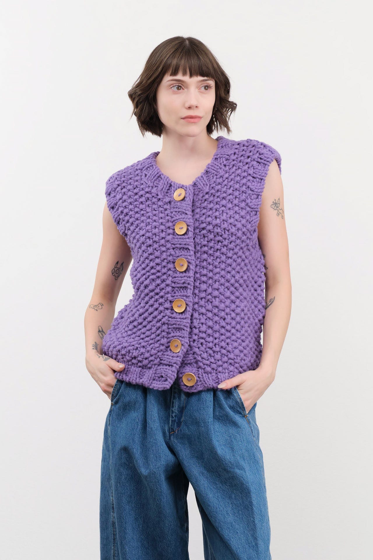 Ichi Antiquities Wool Hand Knit Vest – Cedar & Hyde Mercantile