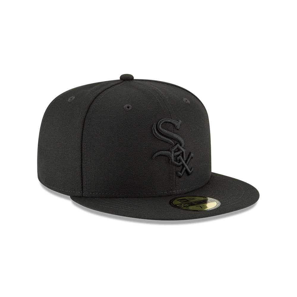 Chicago White Sox New Era Pitch Black 59FIFTY Fitted Hat – Clark