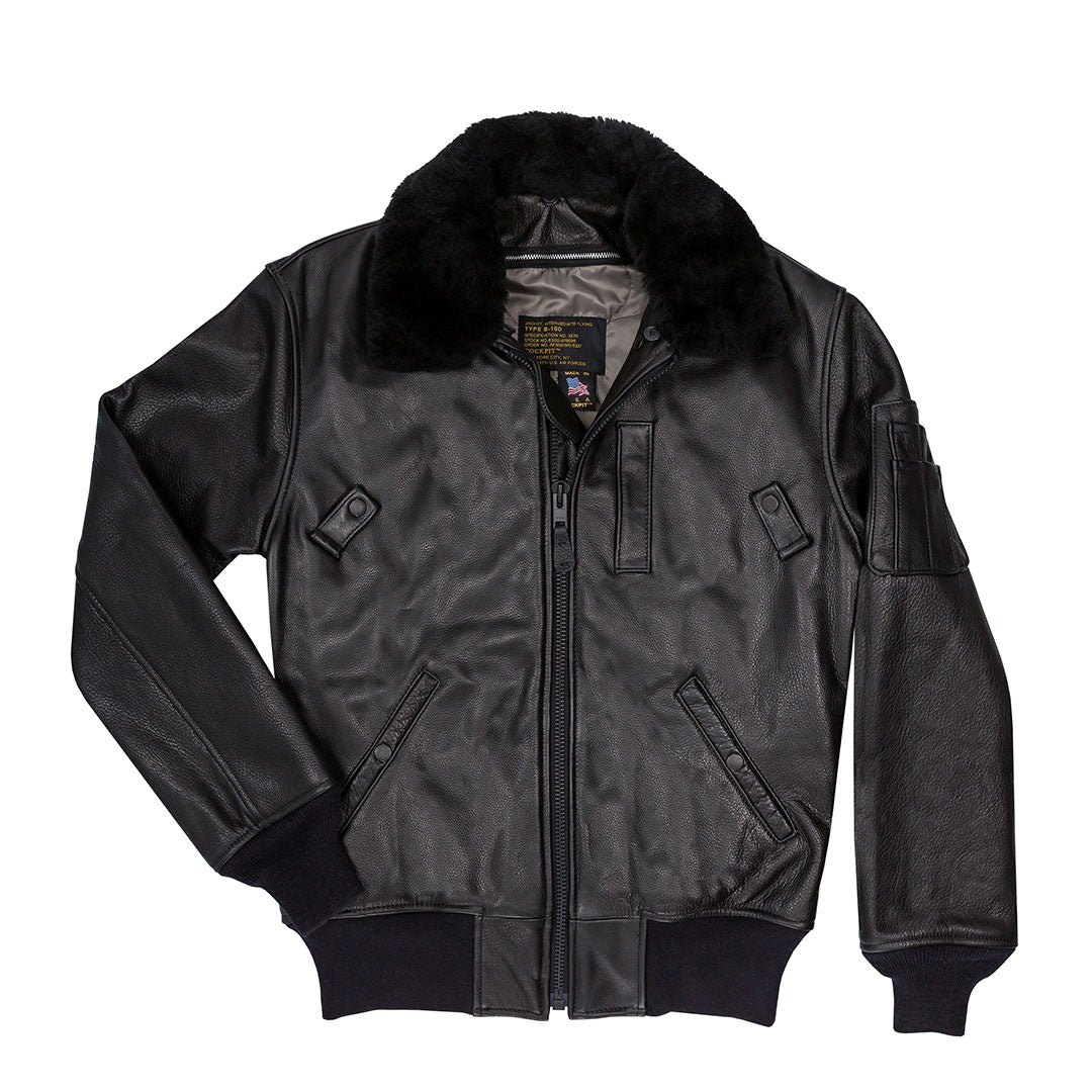 B-15 Leather Flight Jacket | Men's Cowhide Leather Jacket