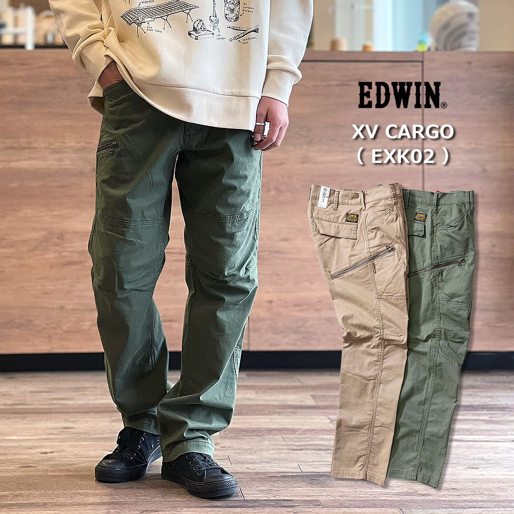 EDWIN XV ストレッチ チノ カーゴ パンツ（メンズ）EXK02 FF24-0072【1