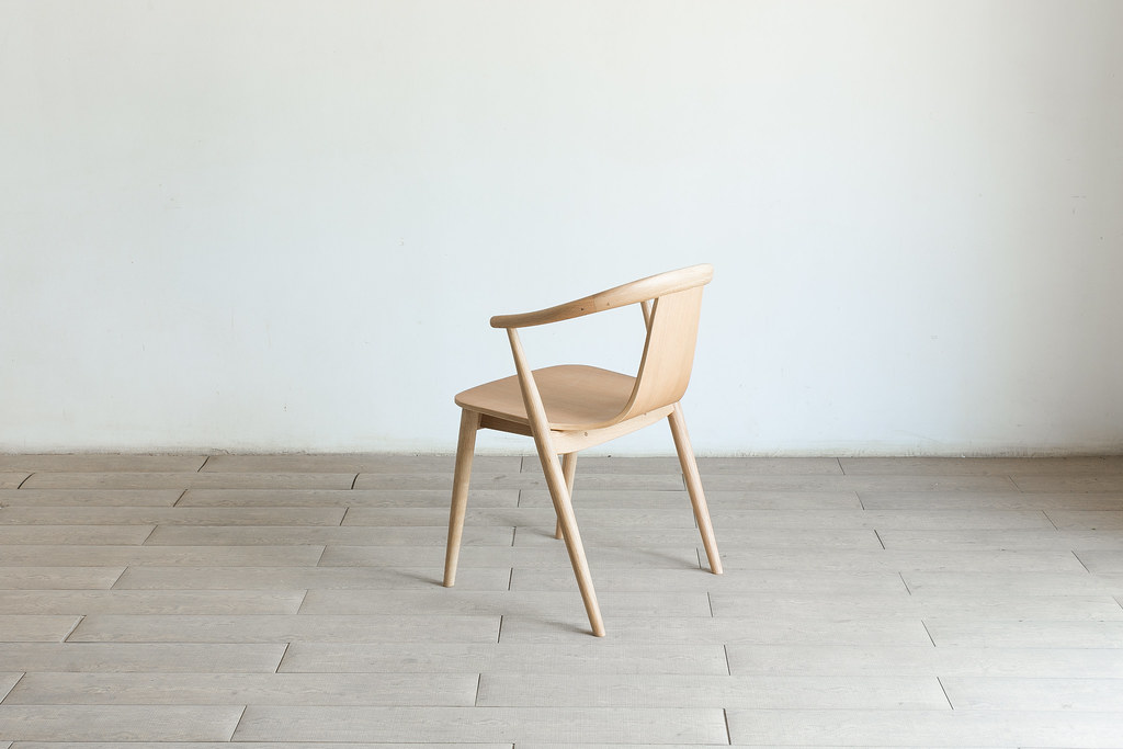 nyubel ダイニング・チェア | MK01 チェア/ロング・アーム＆板座