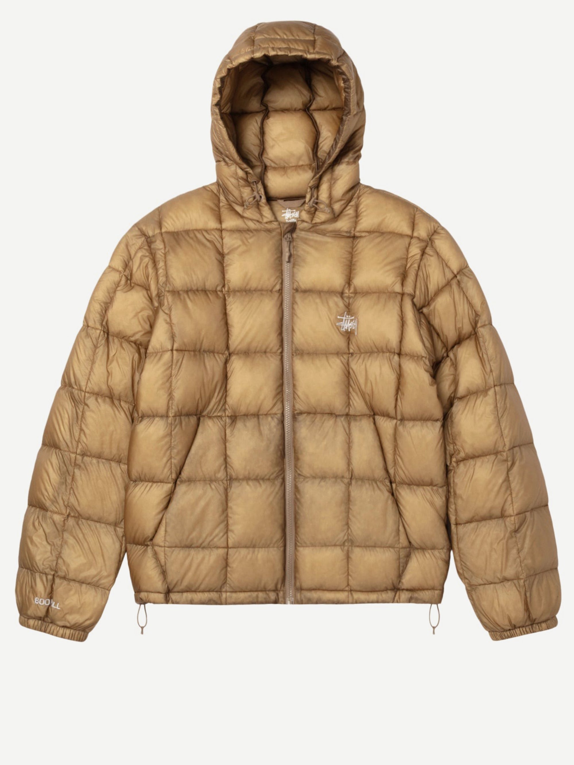 Stussy Mid-weight Hooded Puffer W - Khaki – Goodhood