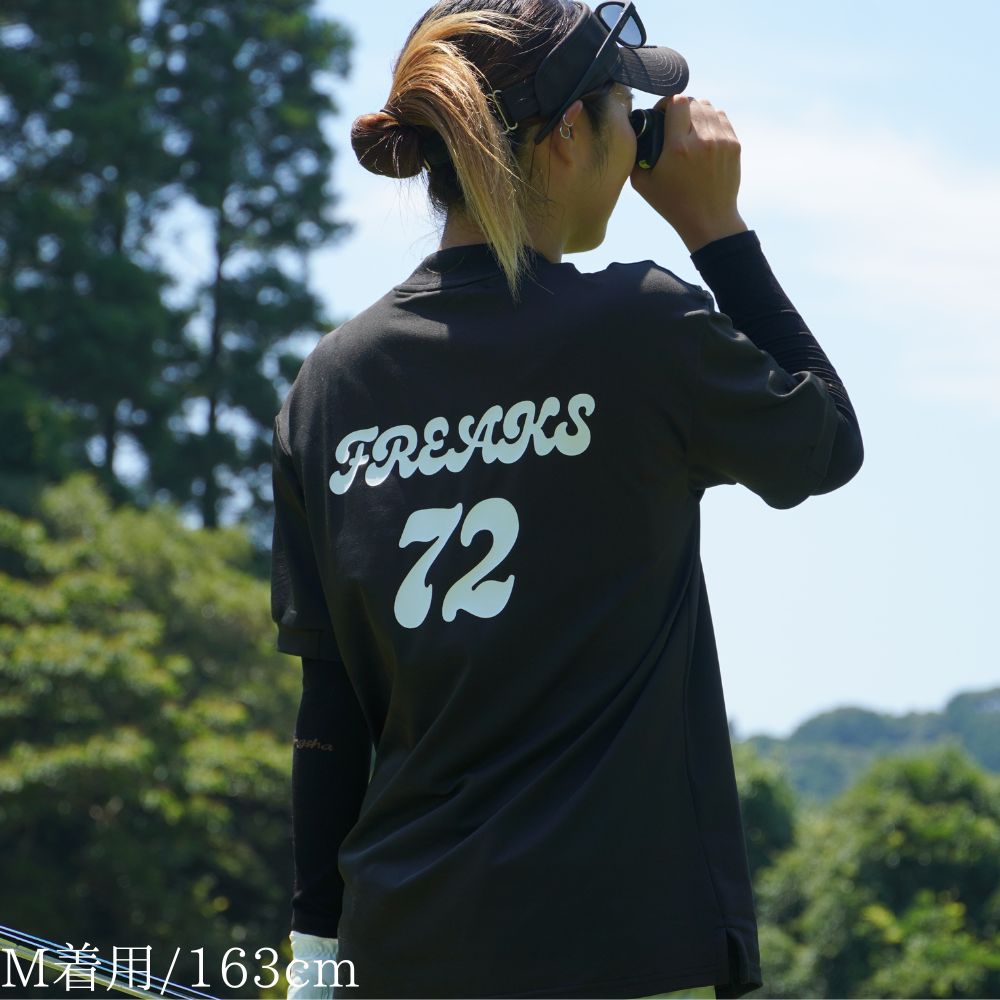 ゴルフフリークス】Pop 72 logo mock neck shirts(ポップ72ロゴモック