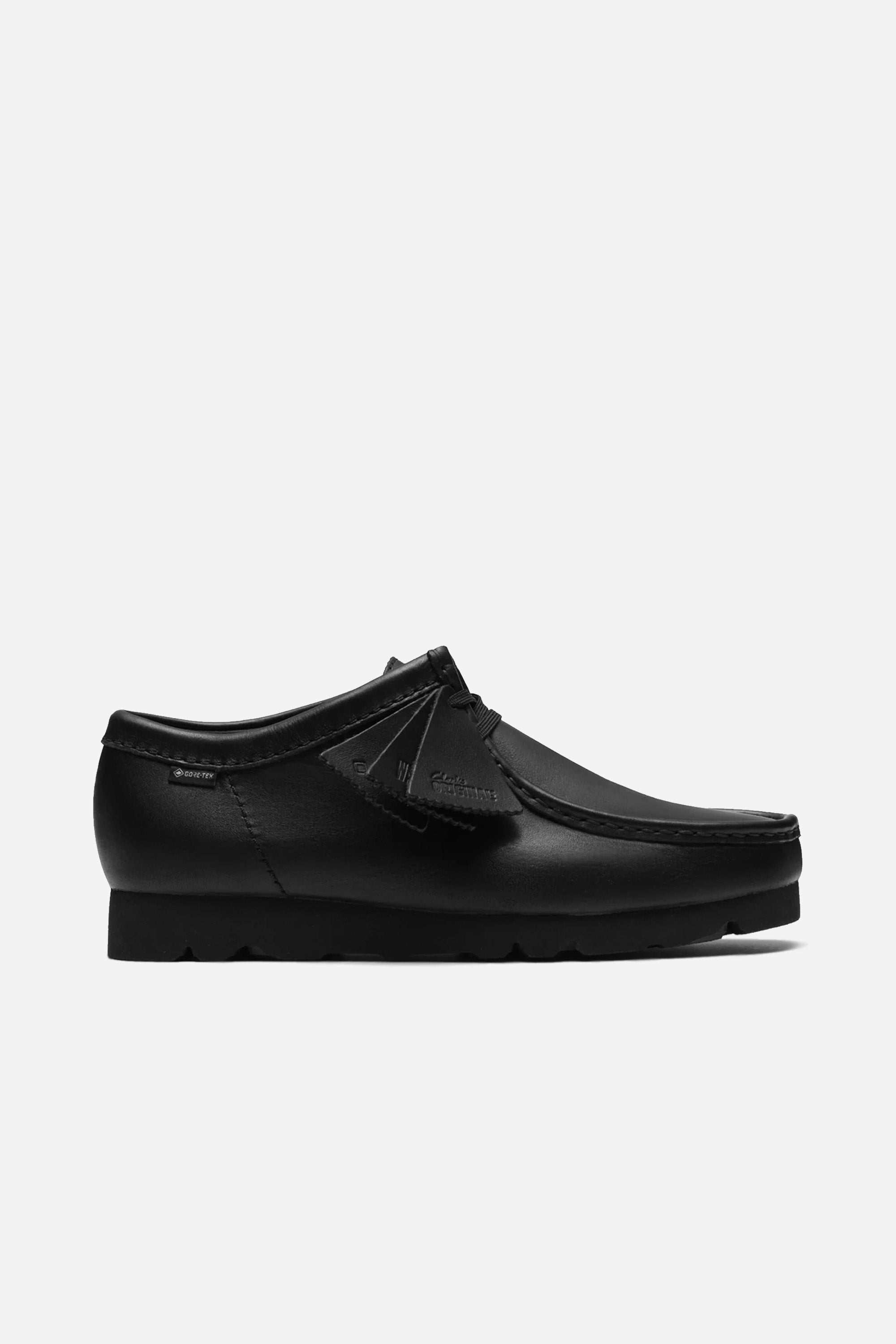 Clark's Originals Wallabee GTX (M) Black/Black Leather