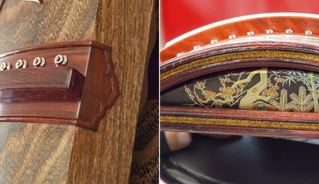 練習用から最高級品までさまざまなニーズに対応可能な、福山琴の