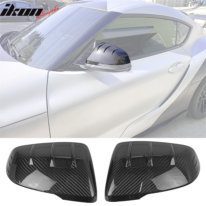 Fits 20-26 Toyota GR Supra A90 A91 D Style Carbon Fiber CF Side