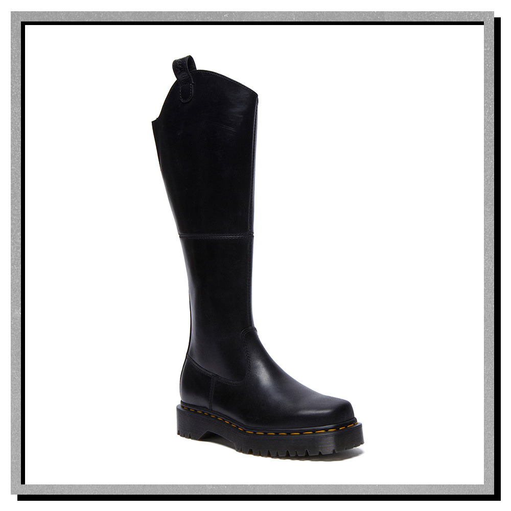 DR. MARTENS 馬汀大夫高筒長靴AMAAYAH HI ORLEANS BLACK | 熱銷推薦