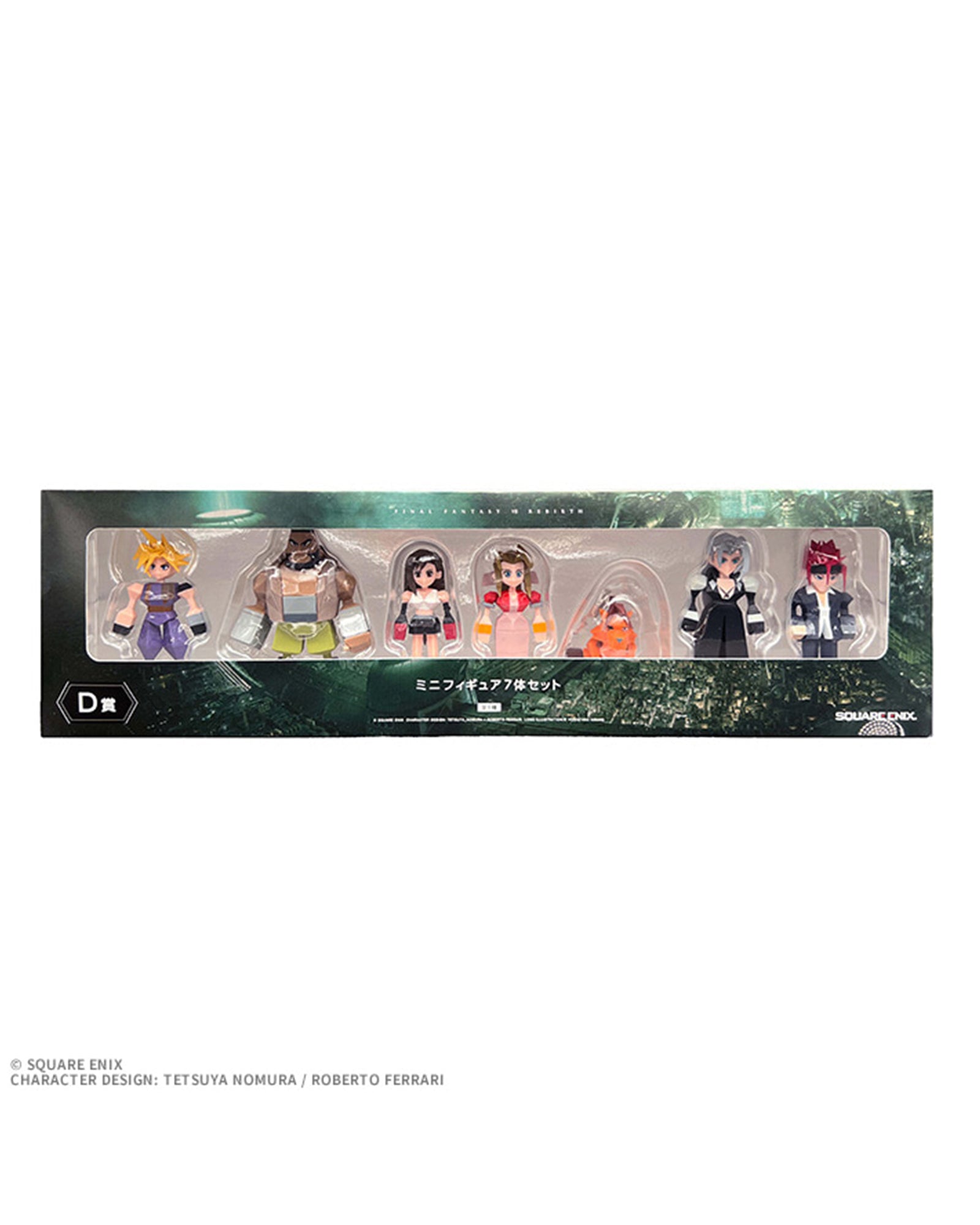 FINAL FANTASY VII REBIRTH COMMEMORATIVE KUJI - D PRIZE SET OF 7
