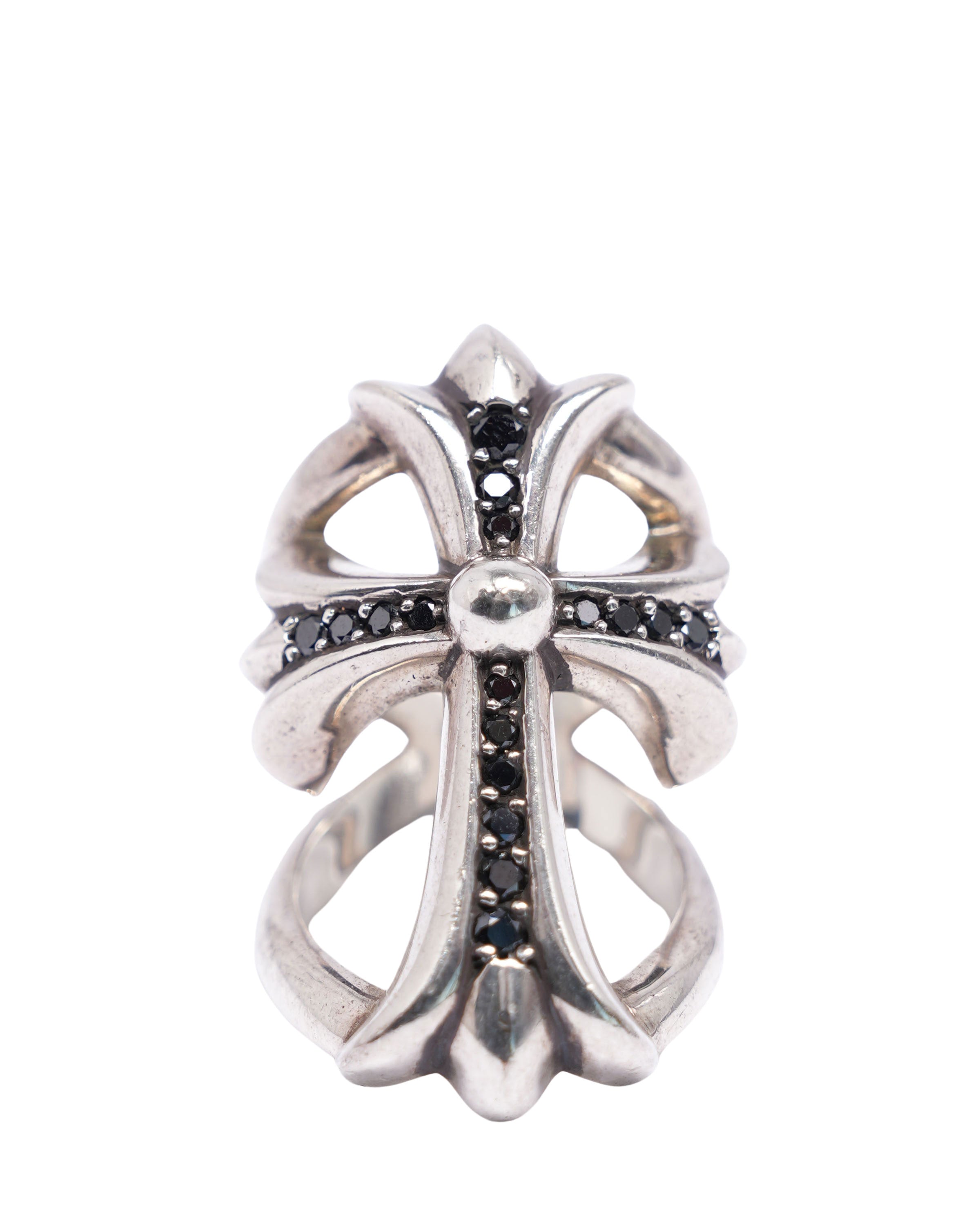 Chrome Hearts Black Diamond Infinity Cross Ring – Justin Reed