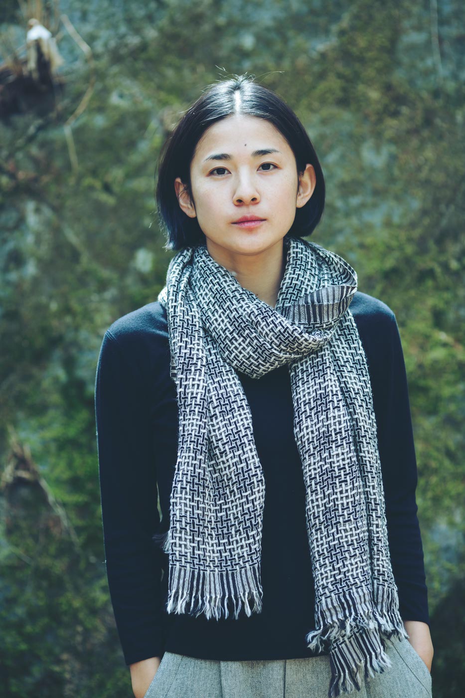 JURGEN オンライン LEHL ヨーガンレール 特大ストール 大判 チェック柄