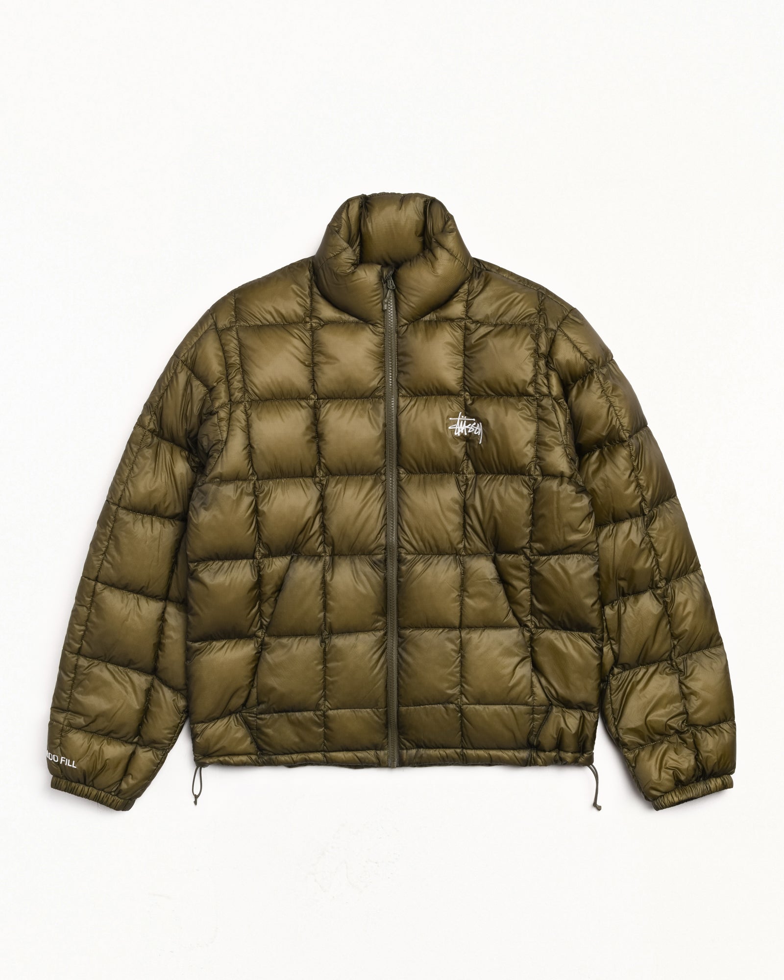 Midweight Puffer – Olive | Outerwear | Stüssy Japan