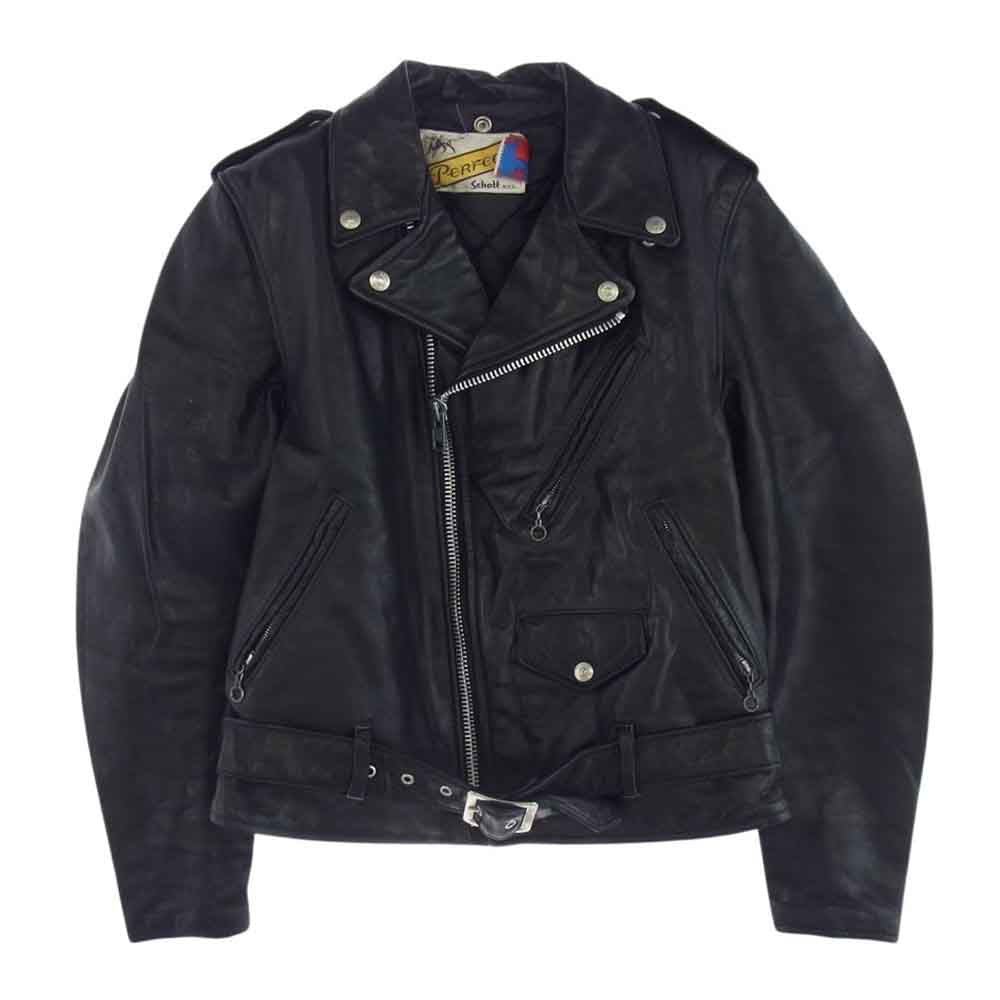 schott ショット ヴィンテージ 70s 後期 牛タグ USA製 118 ライダース