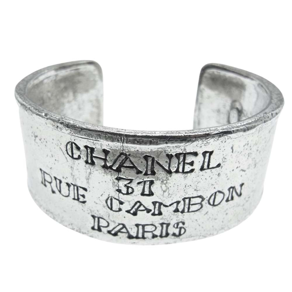 CHANEL シャネル ヴィンテージ ココマーク ロゴ バングル ブレスレット