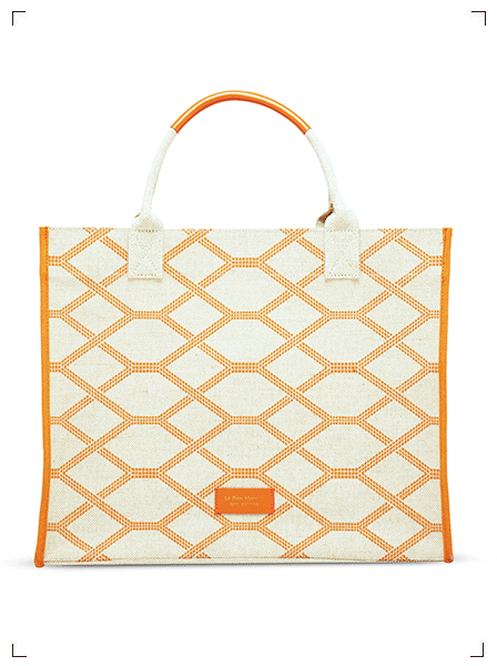 Le Bon Marche | BON MARCHE CABAS ESCALATOR ORANGE – PARISWAVE.COM