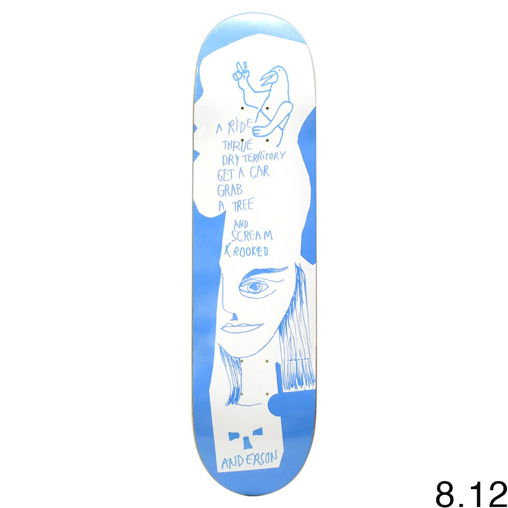 KROOKED デッキ MIKE ANDERSON TERRITORY - 8.12 – Prime Skateboard