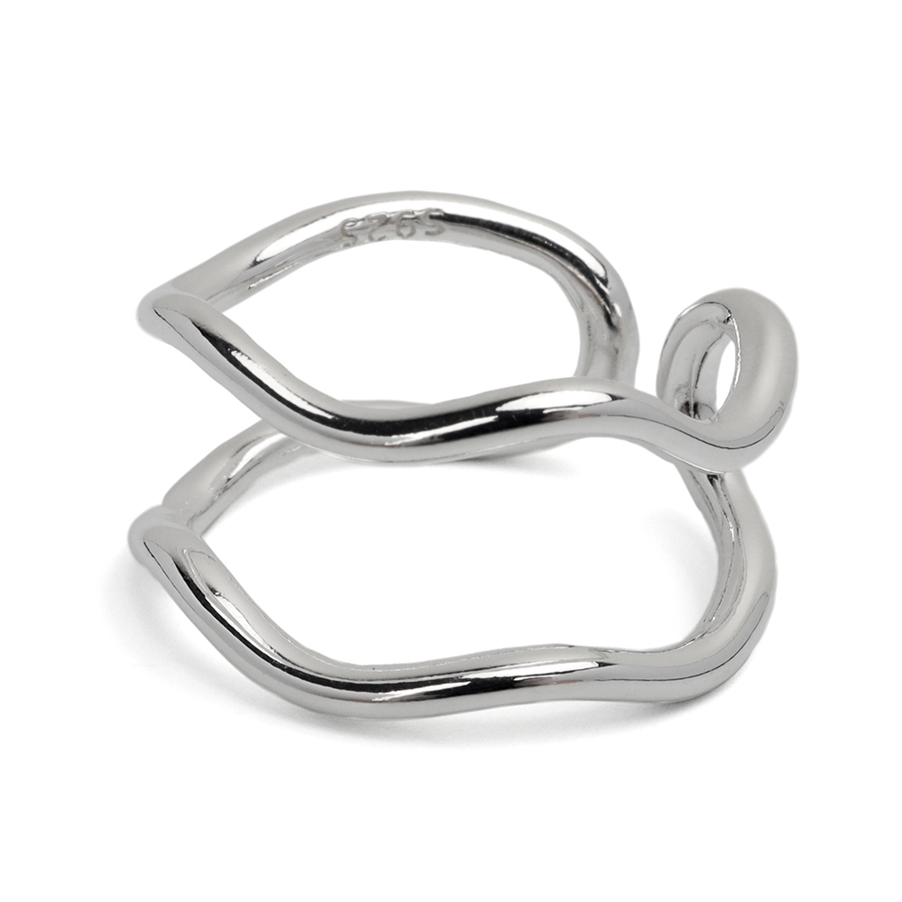 シルバー925 ダブルフィンガーリング [cr607] | お洒落なレディース