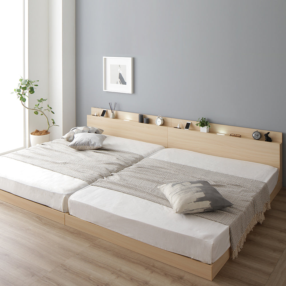 LED照明＆棚付き 連結ローベッド 『Famite ファミーテ』/ ワイドキング