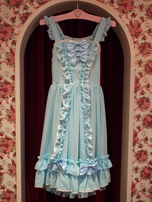 138☆213 キラキララメストライプジャンパースカート | ☆BABY