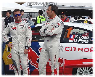 ローブ選手にサインを入れて頂いた ラリーカーコレクション シトロエン