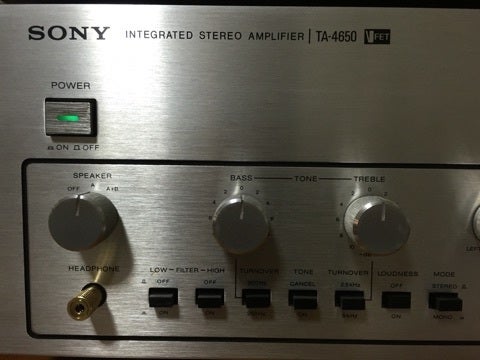 リサイクルショップの片隅からの掘り出し物 SONY TA-4650 | 今だから