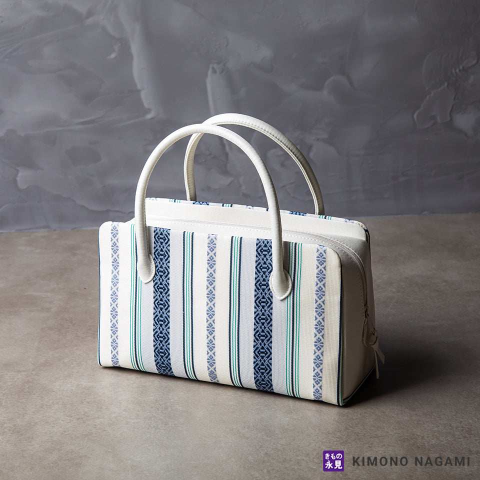 博多織 正絹利休バッグ - 高級献上柄の和装バッグ│きもの永見