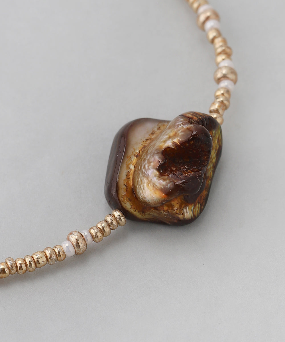 ANEMONE】シェルストーンビーズネックレス｜SANPO ONLINE(サンポー