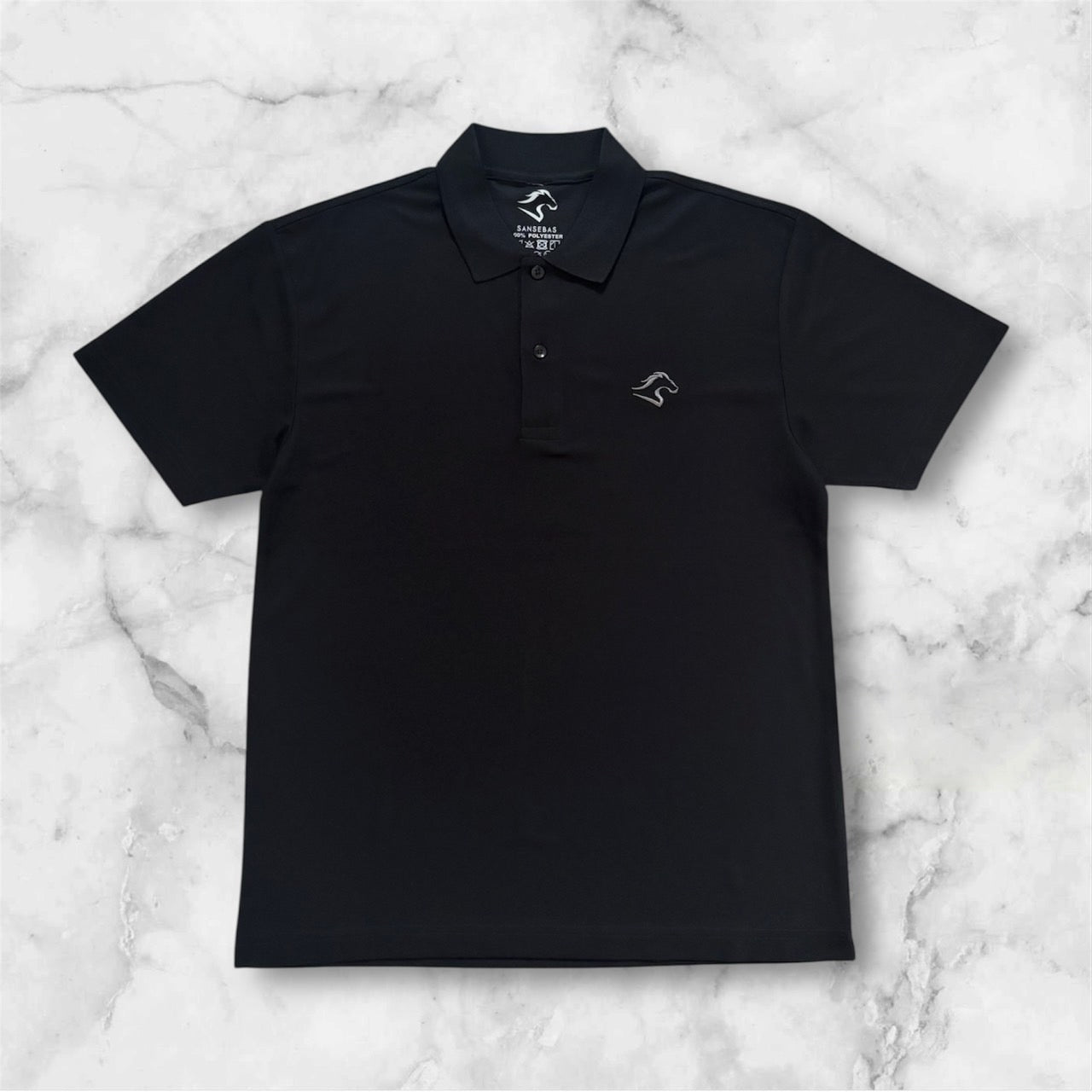 ss-086 back line logo polo – SANSEBAS