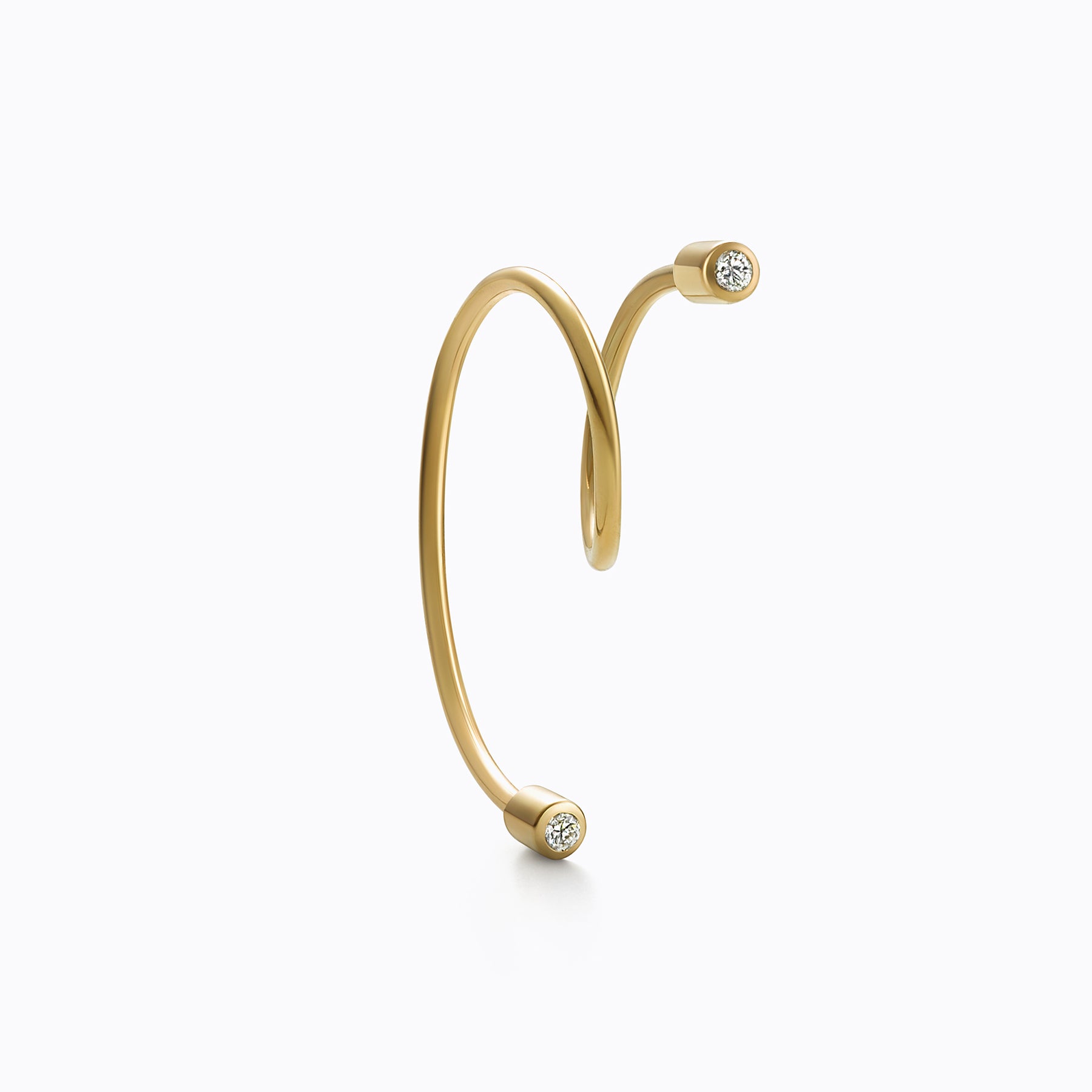 Diamond Twist Curl Pierce 02 L - SHIHARA