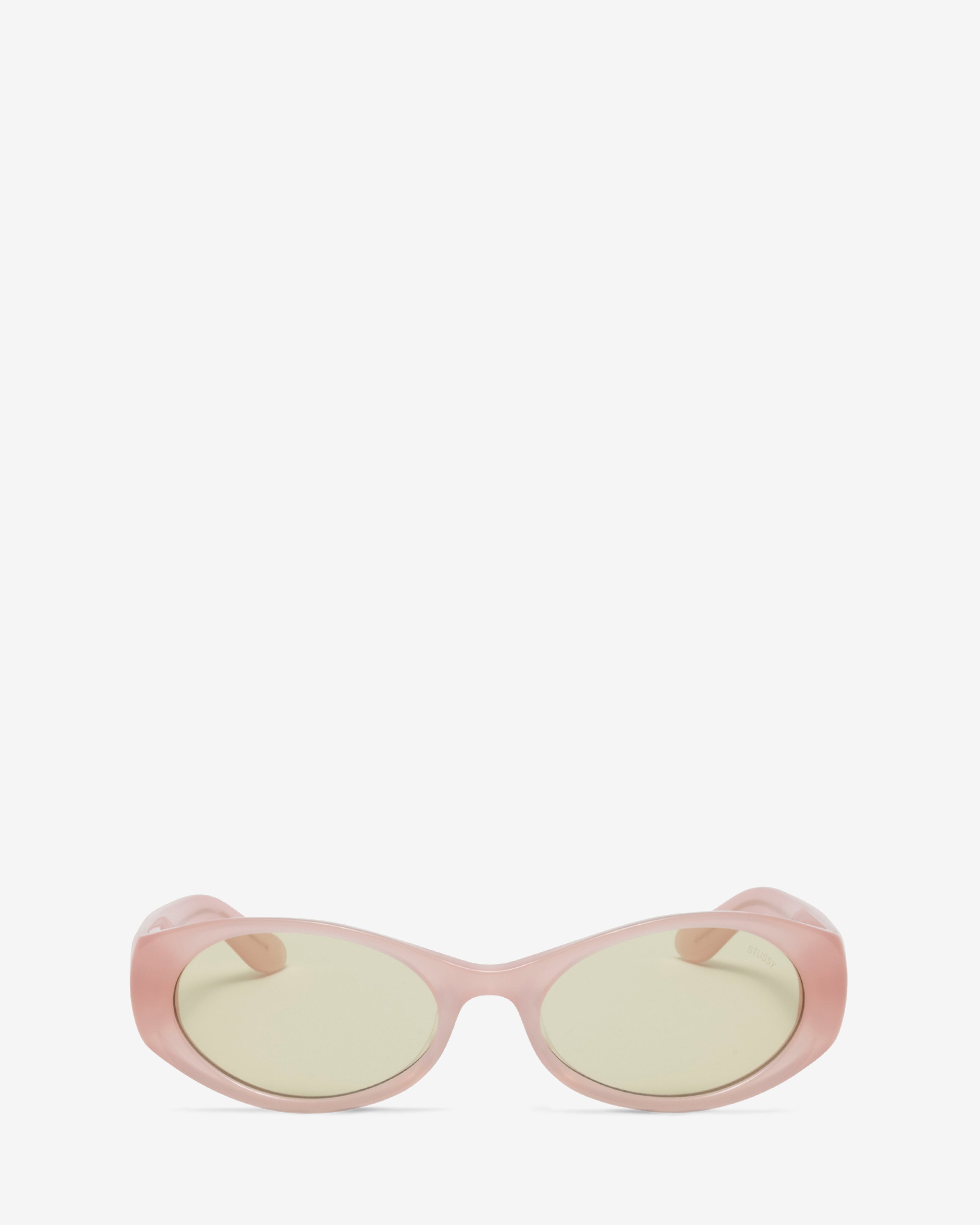 Stüssy: Tracy Sunglasses (Light Pink/Yellow) | DSMNY E-SHOP