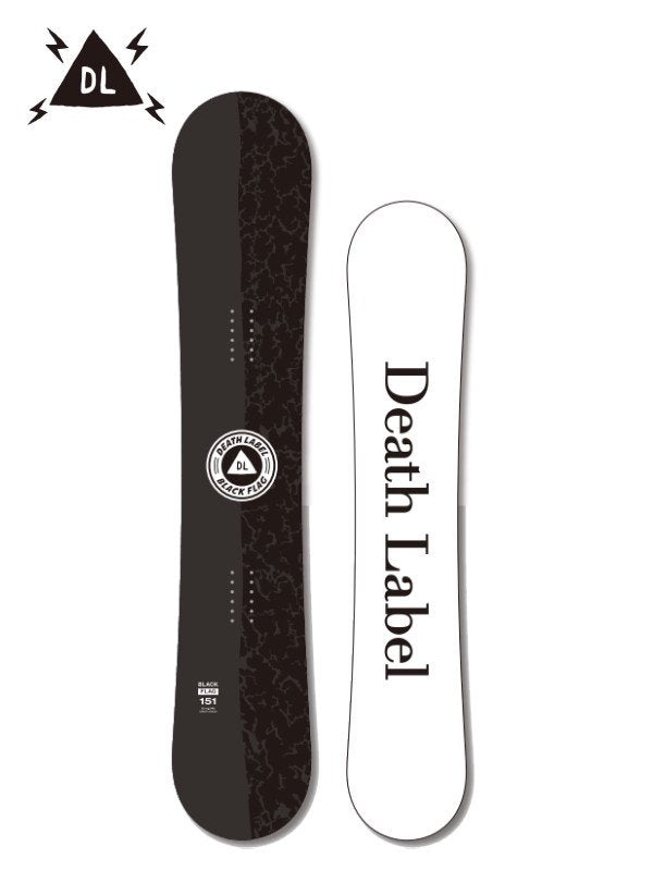 スノーボード デスレーベル 151 DEATH LABEL ブラックフラッグ 【公式