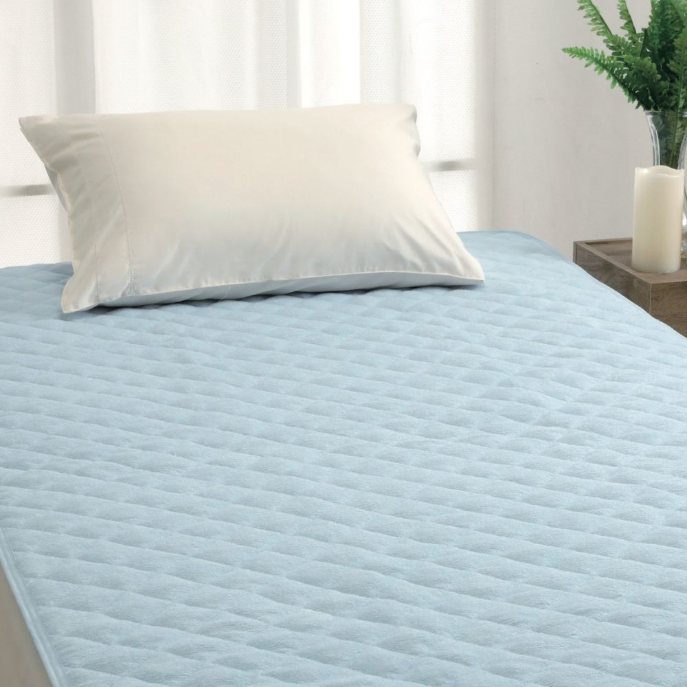 ロマンス小杉 パイル 綿100% タオル地 敷きパッド ウォッシャブル