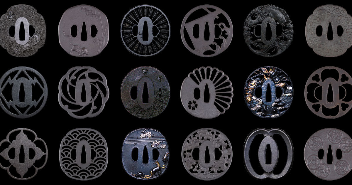 キリシタン鍔】クルス文透かし鍔 鉄鍔 本歌 キリシタン鍔】クルス文