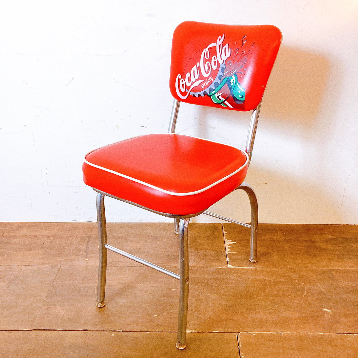 Coca-Cola 折りたたみチェア 赤 ② Coca-Cola ヴィンテージ 折りたたみ