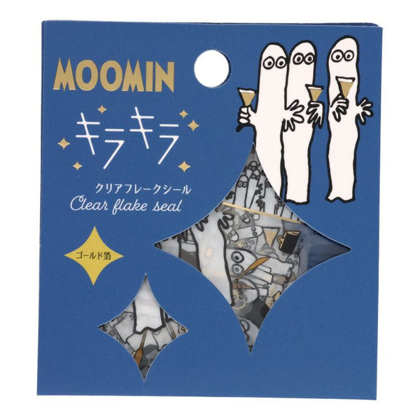 キラキラクリアフレークシール（ニョロニョロ）MOKFS-107 - MOOMIN SHOP