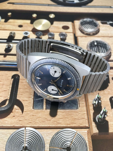watchsteez.com – 1969 bulova deep sea chronograph 666 feet diver