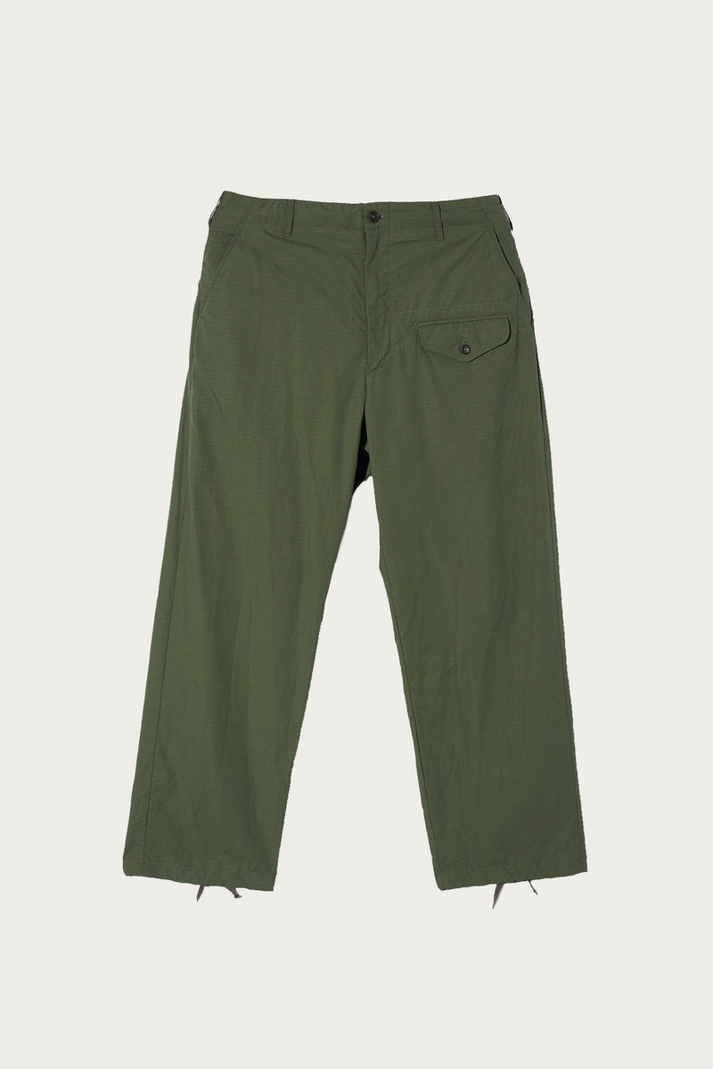 Engineered Garments Gurkha Pant | Olive Cotton Ripstop | Canoe Club