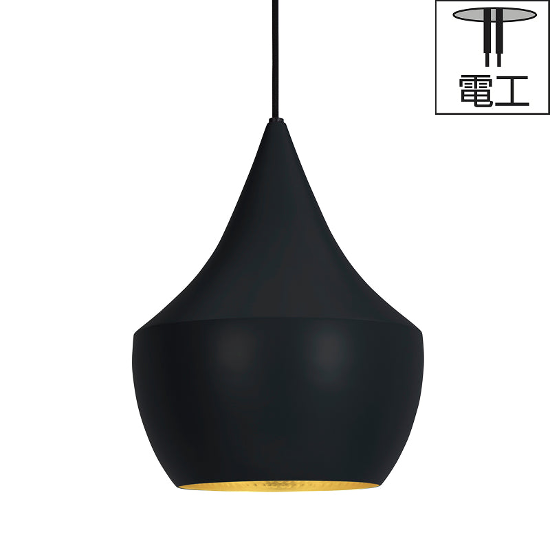 電工｜BEAT FAT PENDANT LED ブラック Φ260mm - YAMAGIWA OnlineStore